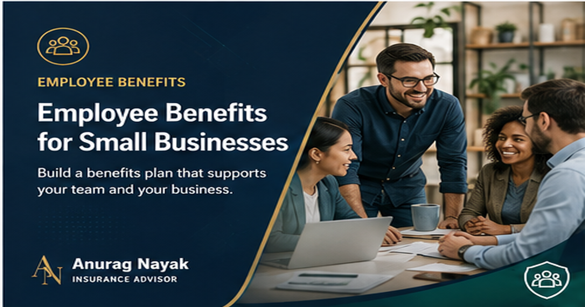 Abstract illustration representing employee health and group benefits